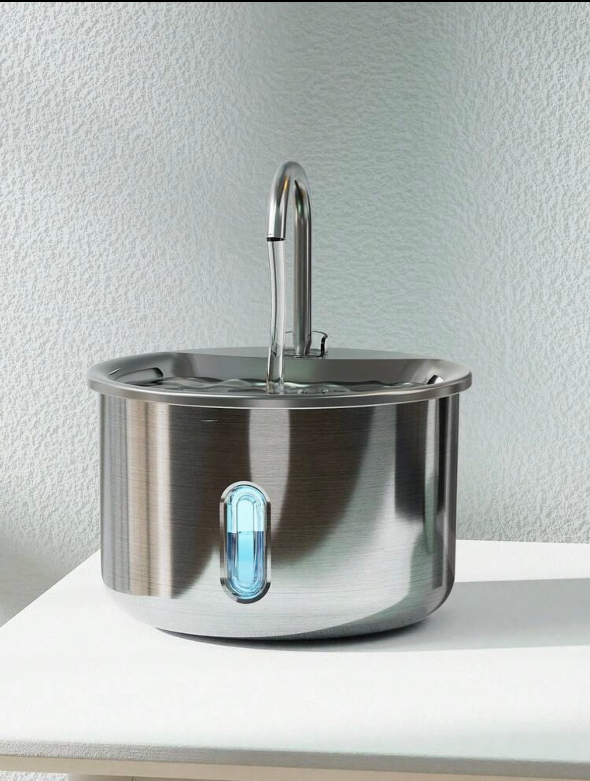 NoblePaws 304 Stainless Steel Pet Water Fountain