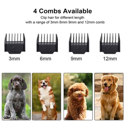 Professional Pet Grooming Clippers – Rechargeable Hair Trimmer for Dogs & Cats