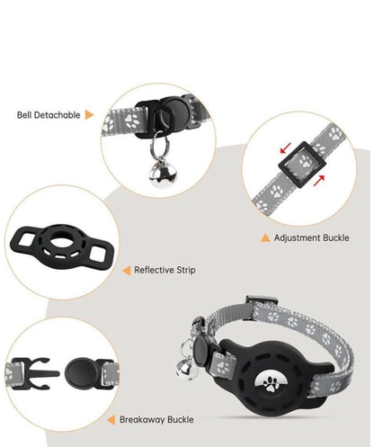 AirTag Cat Collar- Secure tracking for cats and small dogs