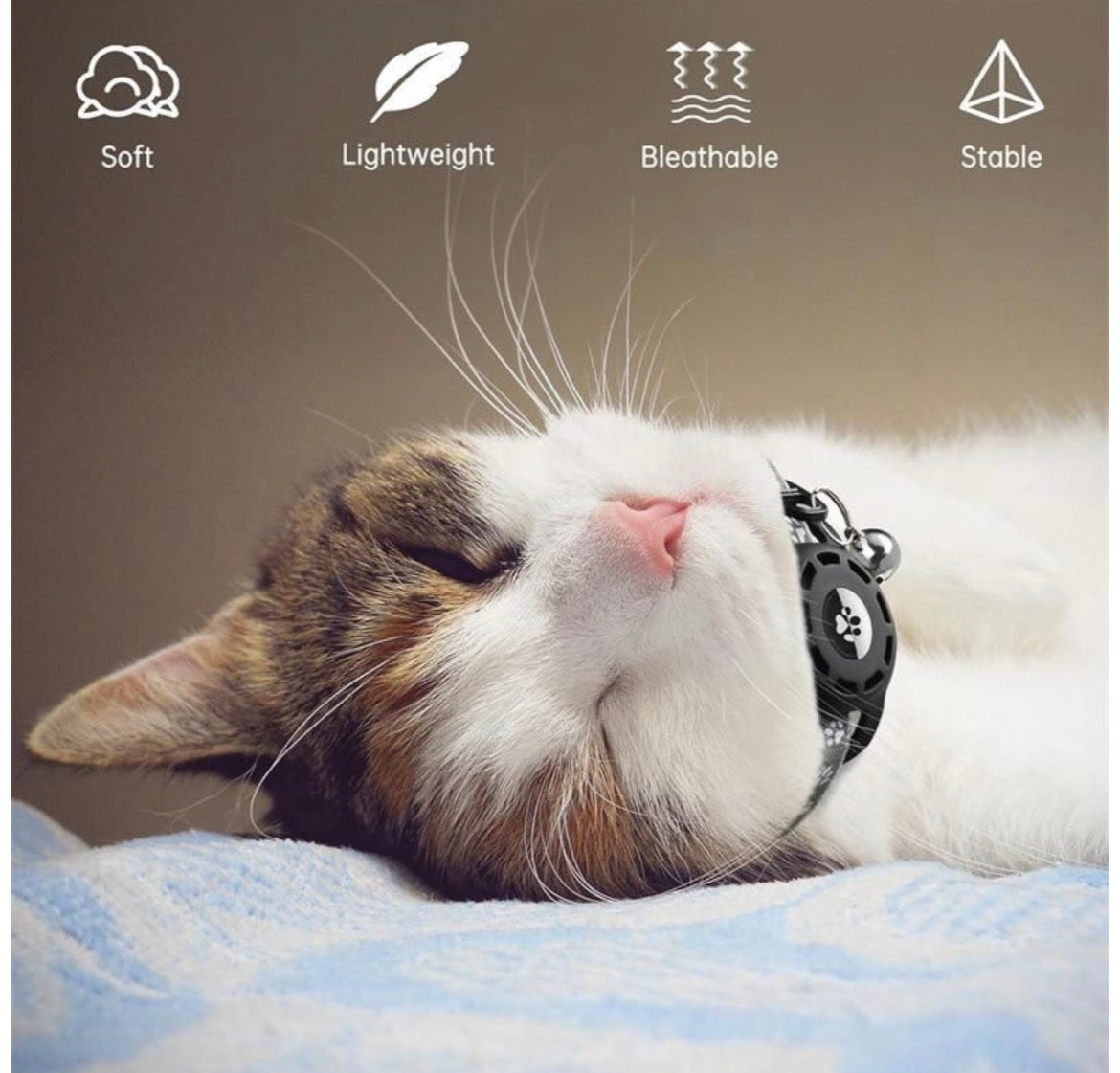 AirTag Cat Collar- Secure tracking for cats and small dogs