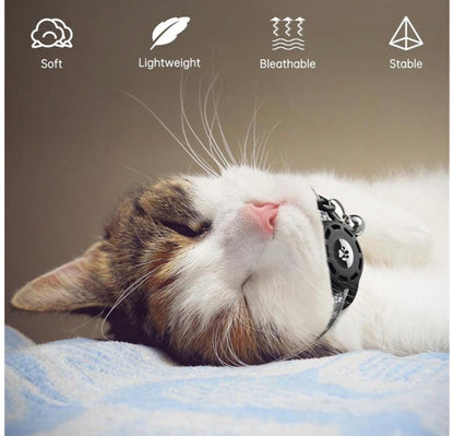 AirTag Cat Collar- Secure tracking for cats and small dogs