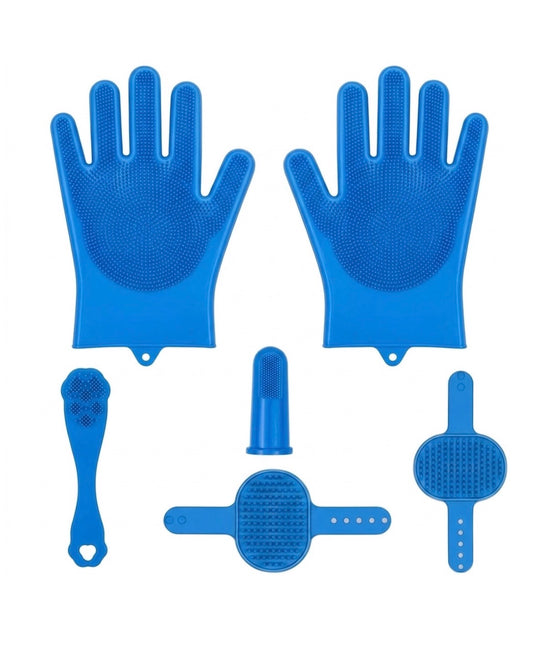 6-Piece Complete Dog Grooming Kit-Professional Home Grooming Set