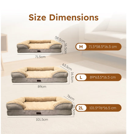 Premium Orthopedic Memory Foam Pet Bed – Joint Support for Dogs & Cats of All Ages