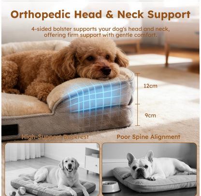 Premium Orthopedic Memory Foam Pet Bed – Joint Support for Dogs & Cats of All Ages